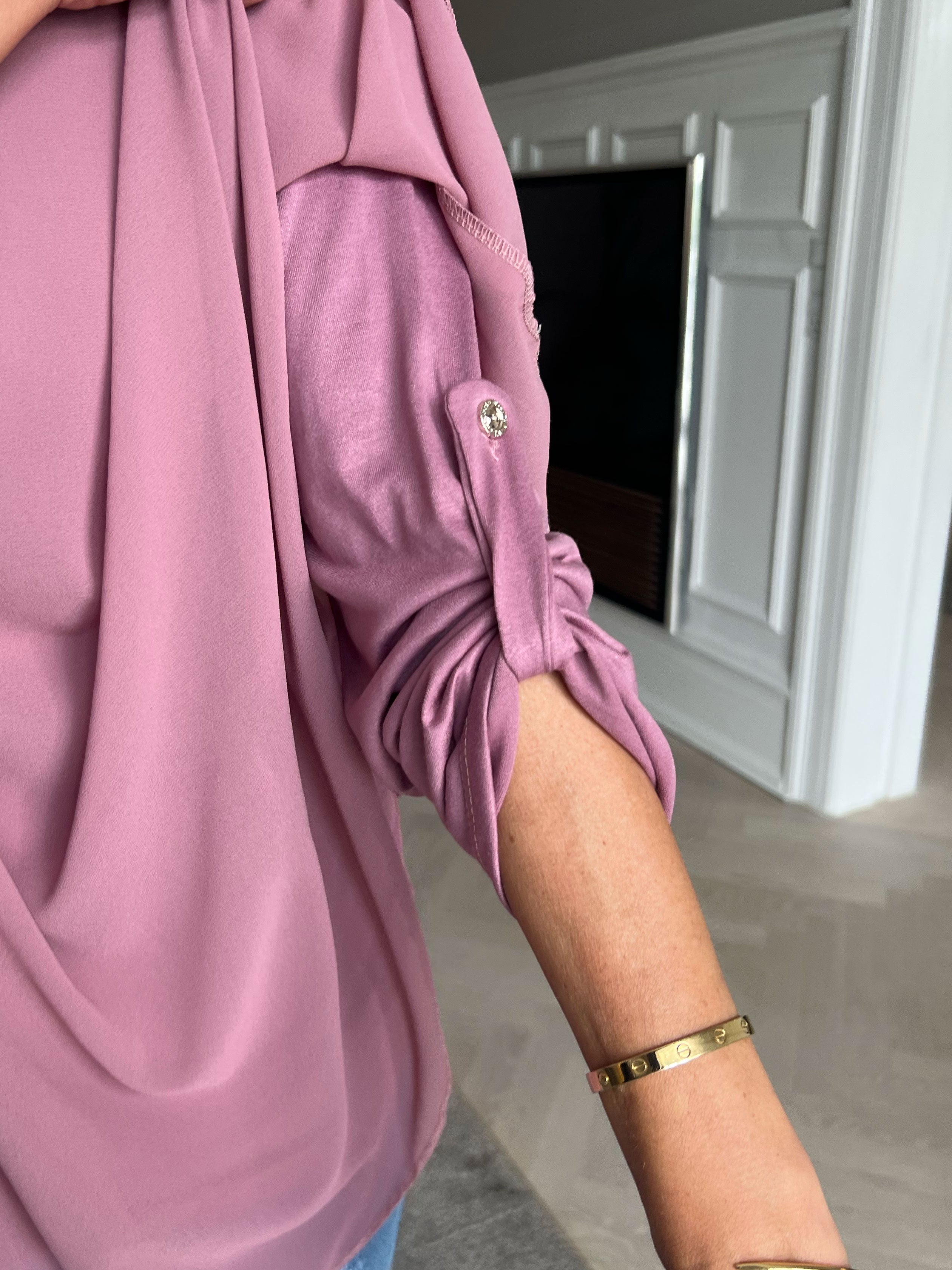 Kenya Shirt - Tunika med chiffonglager